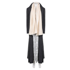 28 Years Later (2025) Isla Gray Coat Dress Scarf Set Outfits Cosplay Costume 