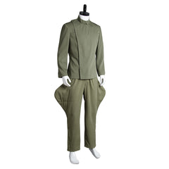 Movie Imperial Officer Olive Green Costume Uniform Halloween Carnival Suit 成功 活跃