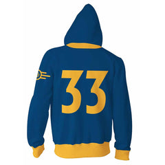 TV Fallout 2024 Shelter Blue Hoodie Outfits Cosplay Costume Halloween Carnival Suit