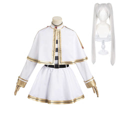 Anime Frieren: Beyond Journey's End Frieren White Dress Outfits Cosplay Costume Suit