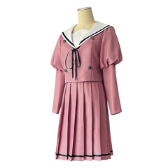 The Fragrant Flower Blooms With Dignity (2025) Kaoruko Waguri Pink School Uniform Set Outfits Cosplay Costume