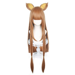 Anime Raphtalia Yellow Wigs Cosplay Accessories Halloween Carnival Props