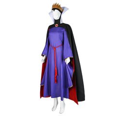 Snow White Evil Queen Purple Dress Cloak Set Outfits Cosplay Costume