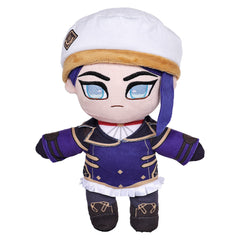 Arcane: League Of Legends 2 (2024) Vi Cosplay Plush Toys Cartoon Soft Stuffed Dolls Mascot Birthday Xmas Gift