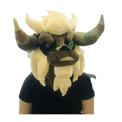 Game The Legend of Zelda Lynel Yellow Plush Mask Cosplay Accessories Halloween Props