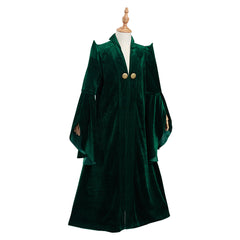 Kids Children Movie Harry Potter Minerva McGonagall Robe Coat Cosplay Costume Halloween Carnival Suit