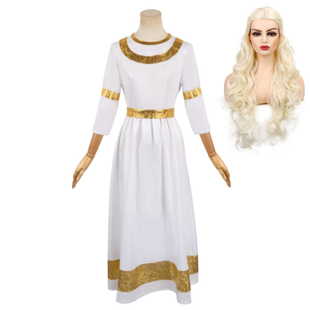 Game Elden Ring DLC (2024) Miquella White Dress Outfits Cosplay Costume Halloween Carnival Suit