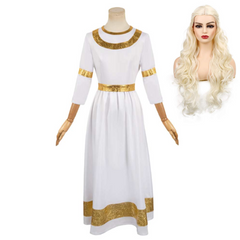 Game Elden Ring DLC (2024) Miquella White Dress Outfits Cosplay Costume Halloween Carnival Suit