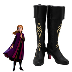 Frozen 2 ANNA Boots Cosplay Shoes