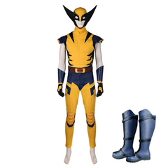 X-Men '97 (2024) Wolverine Yellow Set Outfits Cosplay Costume Halloween Carnival Suit