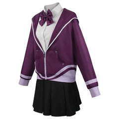 Anime SSSS.GRIDMAN Akane Shinjo Purple Uniform Set Outfits Cosplay Costume Halloween Carnival Suit