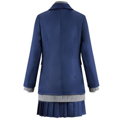 Anime The Dangers In My Heart Season 2 (2024) Luminasta Blue Uniform Set Outfits Cosplay Costume Halloween Carnival Suit