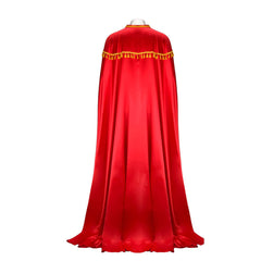 Nacho Libre Nacho Red Wrestler's Cloak Robe Cape Set Cosplay Costume Halloween Carnival Suit