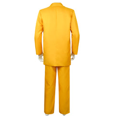 Beetlejuice Season 2 (2024) Shrinker Head Bob Yellow Suit Outfits Cosplay Costume Halloween Carnival Suit