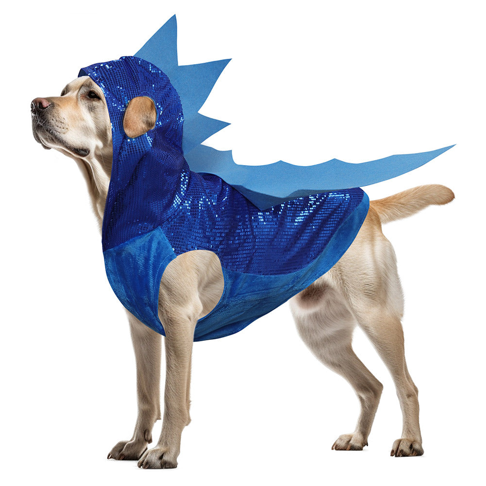Pet Dog Dinosaur Wing Outfits Cosplay Costume Halloween Carnival Suit