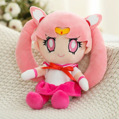 Sailor Moon Sailor Moon/Chibiusa Cosplay Plush Toys Cartoon Soft Stuffed Dolls Mascot Birthday Xmas Gift