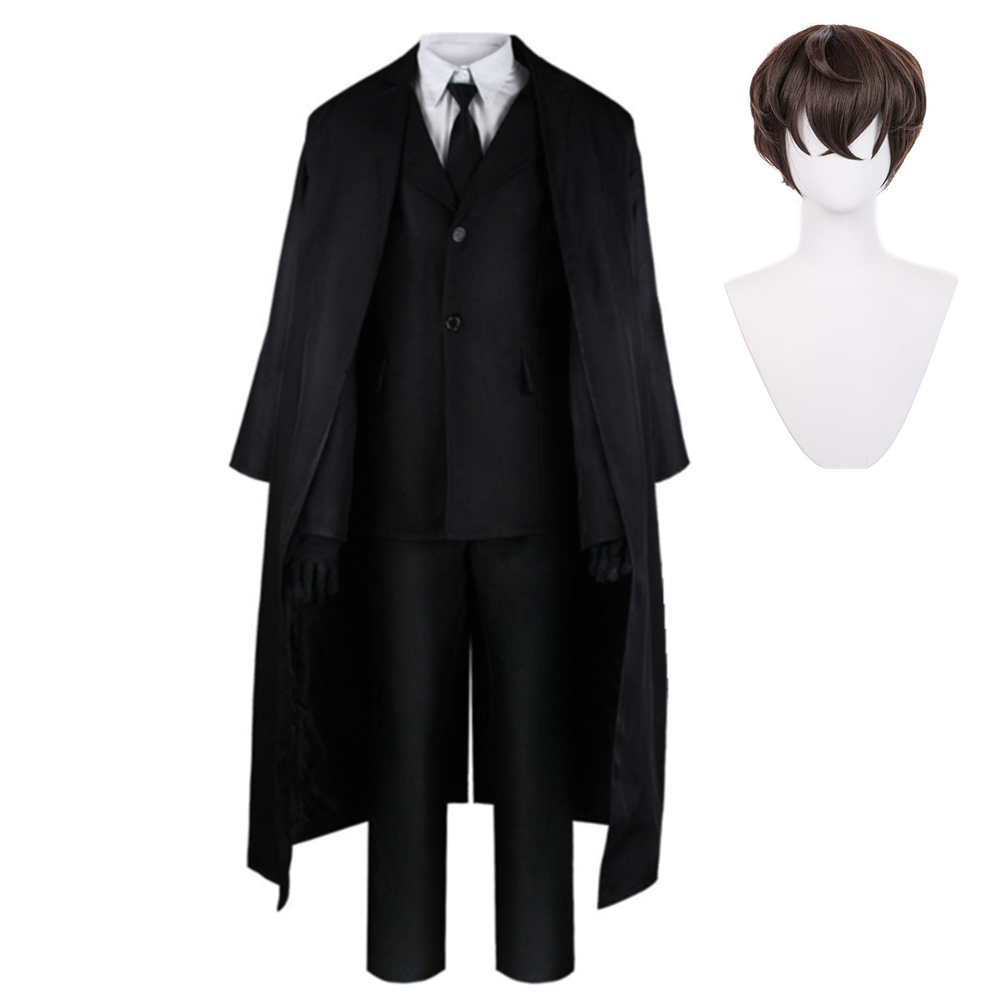 Anime Dazai Osamu Cosplay Costume Outfits Halloween Carnival Suit