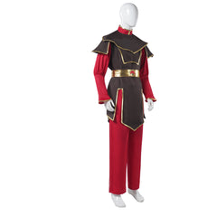 Avatar: The Last Airbender (2024) Azula Red Outfits Cosplay Costume Halloween Carnival Suit