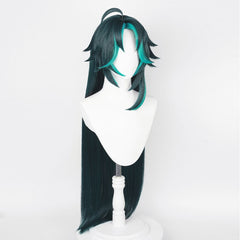 Genshin Impact Xiao Cosplay Wig Heat Resistant Synthetic Hair Carnival Halloween Party Props