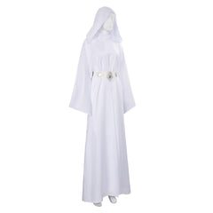 Movie Adult Princess Leia Cosplay Costume Dress Outfits Halloween Carnival Suit