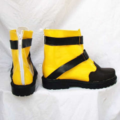 Final Fantasy X-2 Shuyin Yellow Shoes Cosplay Boots Halloween  Accessory Props