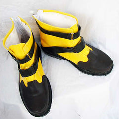 Final Fantasy X-2 Shuyin Yellow Shoes Cosplay Boots Halloween  Accessory Props