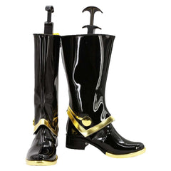 Date A Live Tohka Yatogami Black Boots Cosplay Shoes Halloween Carnival Props