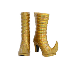 Anime Dio Brando Golden Boots Cosplay Shoes Accessory Halloween Props