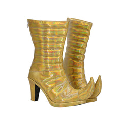 Anime Dio Brando Golden Boots Cosplay Shoes Accessory Halloween Props