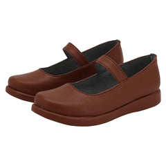 Avatar: The Last Airbender Ty Lee Brown Shoes Boots Cosplay Accessories Props