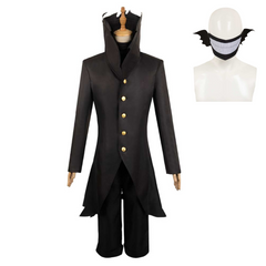 Dandadan (2024) Okarun Transformation Black Outfits Cosplay Costume Halloween Carnival Suit