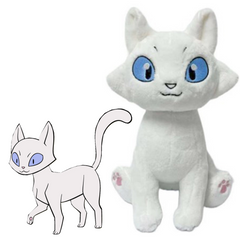 The Owl House Ghost Cat Cosplay Plush Toys Cartoon Soft Stuffed Dolls Mascot Birthday Xmas Gift