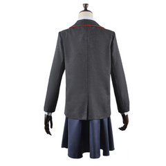 Adult Roald Dahl’s Matilda the Musical Matilda Gray Uniform Dress Outfits Cosplay Costume Halloween Carnival Party Suit