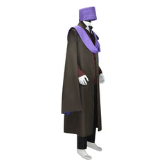 Quirinus Quirrell Purple Black Outfits Cosplay Costume Halloween Carnival Suit