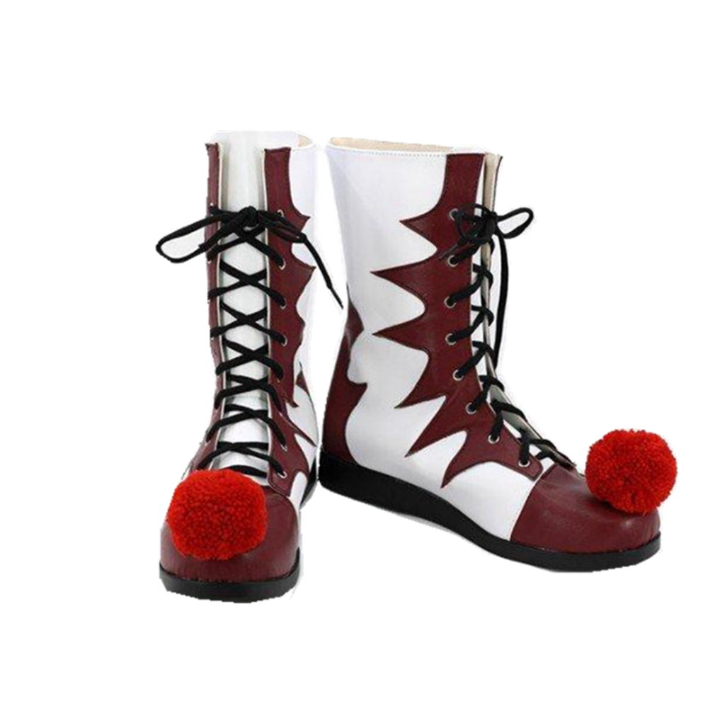 2017 IT Pennywise The Clown Boots Cosplay Shoes Halloween Carnival