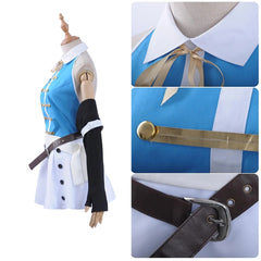 Anime Lucy Heartfilia Blue Set Outfits Cosplay Costume Halloween Carnival Suit