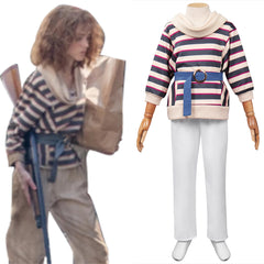 Kids Children TV Stranger Things Season 4 (2022) Nancy Wheeler Cosplay Costume Shirt Pants Outfits Halloween Carnival Suit