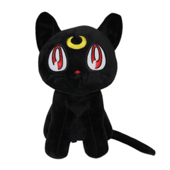 Anime Sailor Moon  Luna Cat Cosplay Plush Toys Cartoon Soft Stuffed Dolls Mascot Birthday Xmas Gift