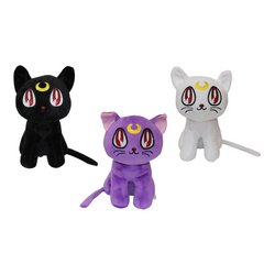 Anime Sailor Moon  Luna Cat Cosplay Plush Toys Cartoon Soft Stuffed Dolls Mascot Birthday Xmas Gift