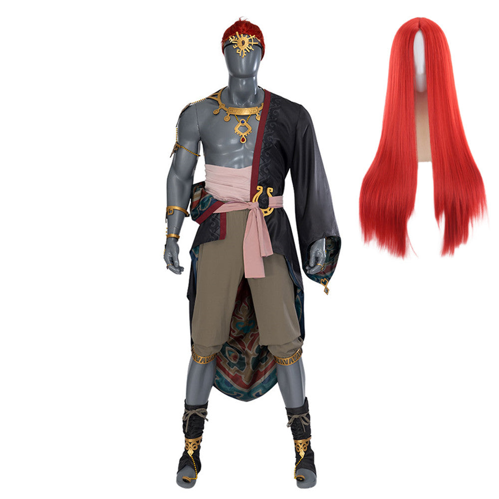 Game The Legend of Zelda Ganondorf Cosplay Costume Outfits Halloween Carnival Party Suit