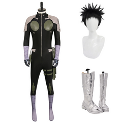 Kaiju No.8 (2024) Kafka Hibino Black Jumpsuit Outfits Cosplay Costume Halloween Carnival Suit