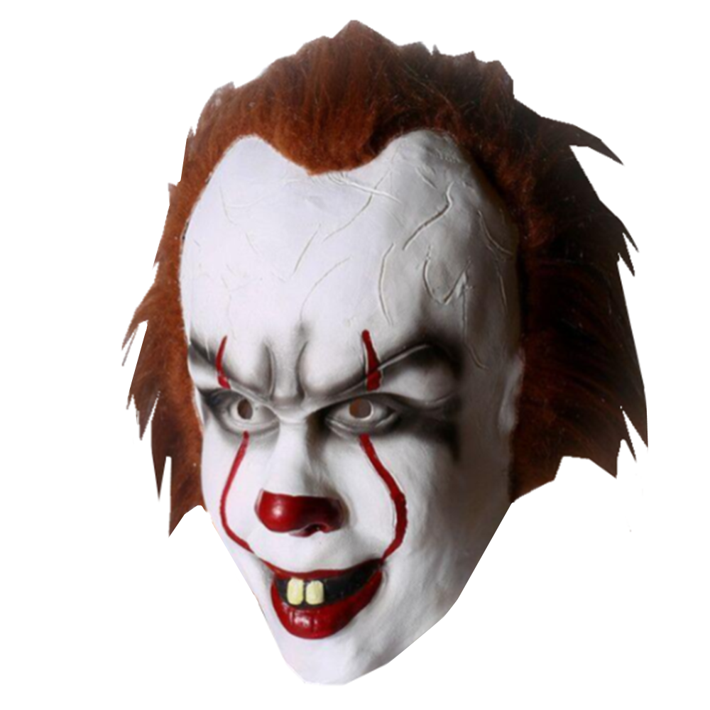 2017 IT Movie Pennywise The Clown Mask Cosplay Props Halloween Carnival Props