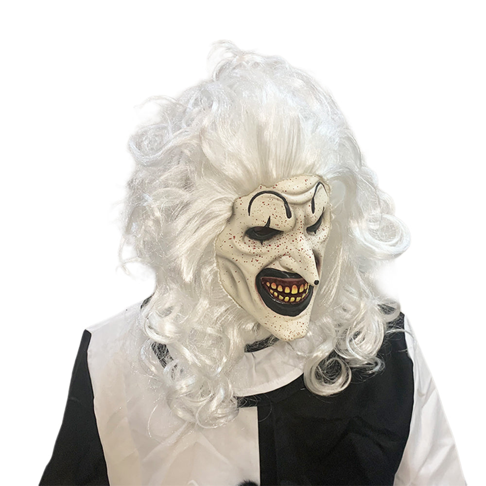 Maschera Da Clown Horror Per Halloween, Cosplay E Feste Spaventose, In Lattice, Per Adulti - Design Realistico E Dettagliato