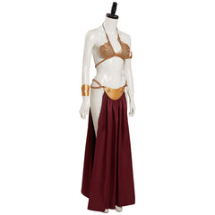 Star Wars：Return of the Jedi Leia Cosplay Costume Outfits Slave Leia Metal Bikini Halloween Carnival Suit