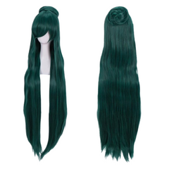 Anime Sailor Moon Meiou Setsuna Green Wigs Cosplay Accessories Halloween Carnival Props