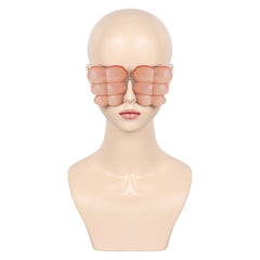 KPop Demon Hunters (2025) Zoey Funny Corn Popcorn Abdominal Muscles ABS Eyes Glasses Hat Weapon Cosplay Accessories Props