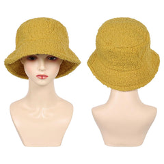 Zoey Yellow Fleece Bucket Hat Blue Sling Bag Cosplay Accessories Props