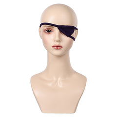 Arcane: League Of Legends 2 (2024) Caitlyn White Hat Collar Eye Patch Cosplay Halloween Carnival Accessories Props