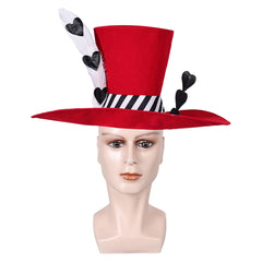 TV Hazbin Hotel (2024) Valentino Red Hat Cosplay Cap Halloween Carnival Accessories