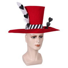 TV Hazbin Hotel (2024) Valentino Red Hat Cosplay Cap Halloween Carnival Accessories